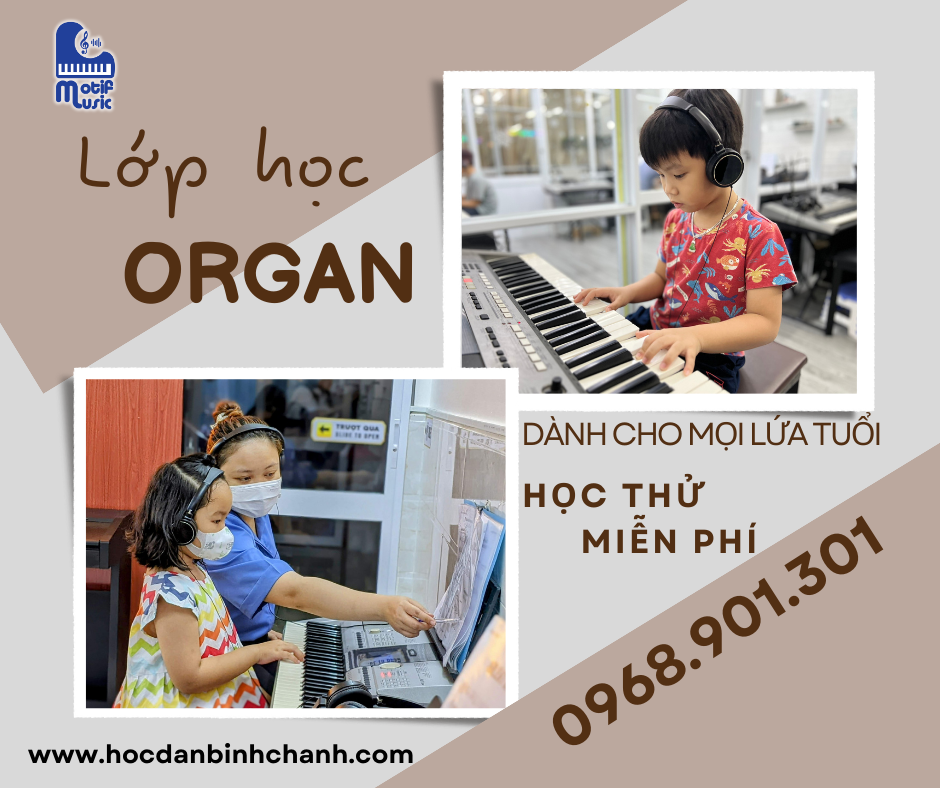 Học đàn Organ Bình Chánh